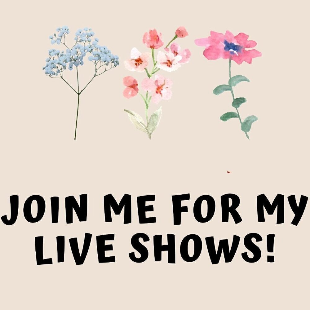 LIKE this post to be notified for future live shows! 💕